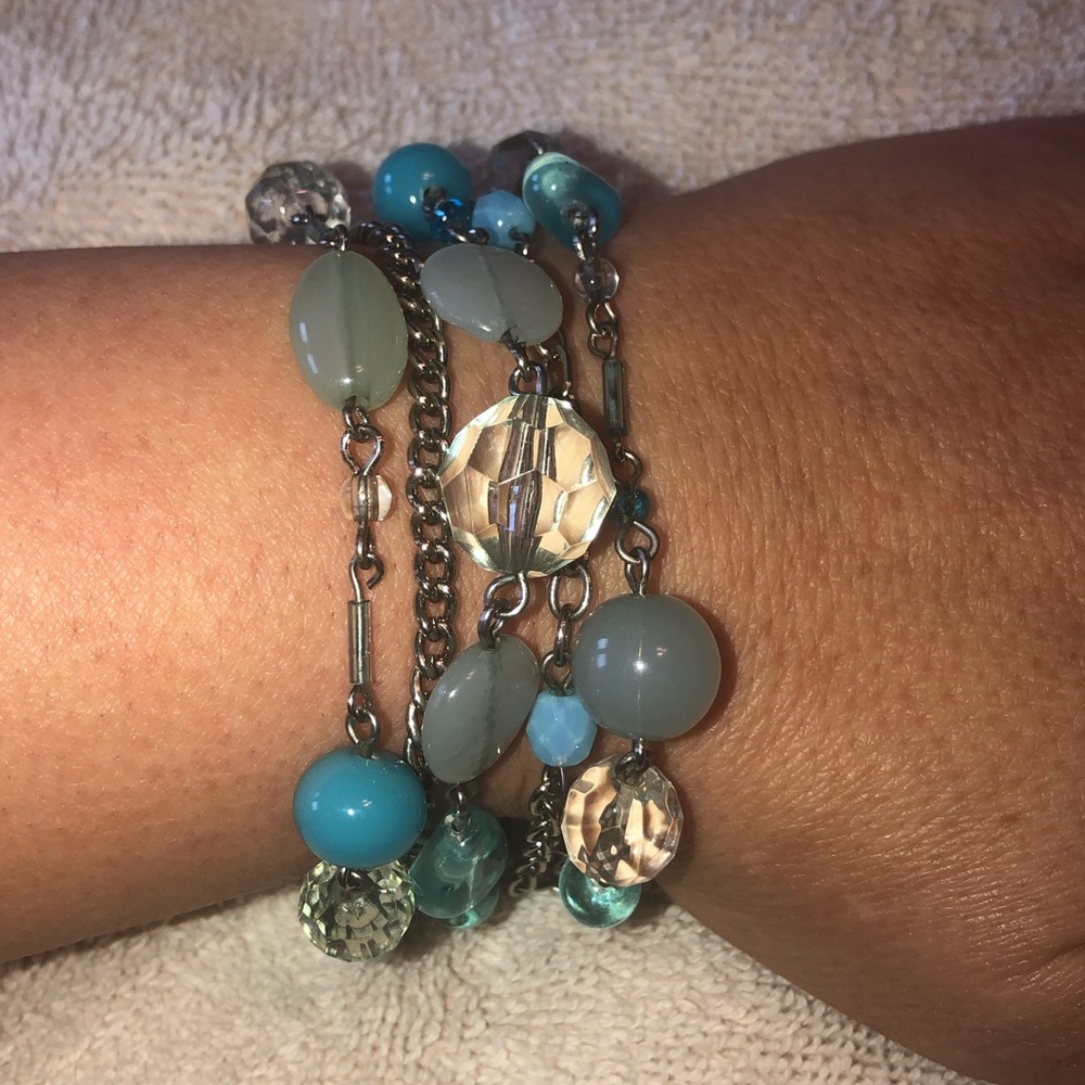 Express Stone And Beaded Bracelet